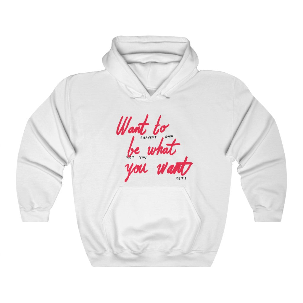 Want to Be What You Wear Hoodie