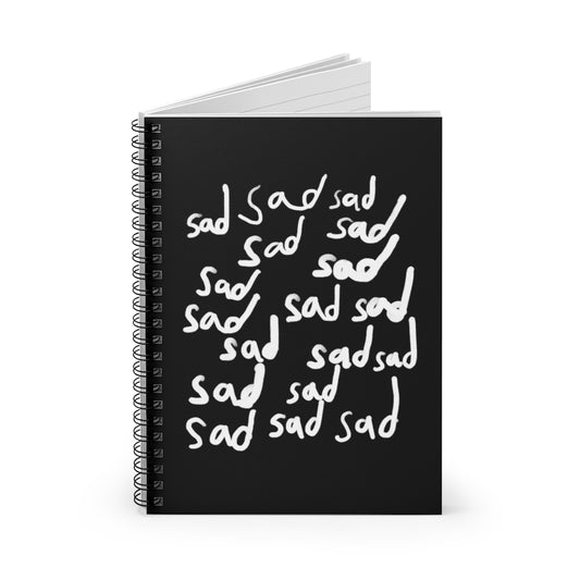 Extra Sad Cassidi Spiral Notebook